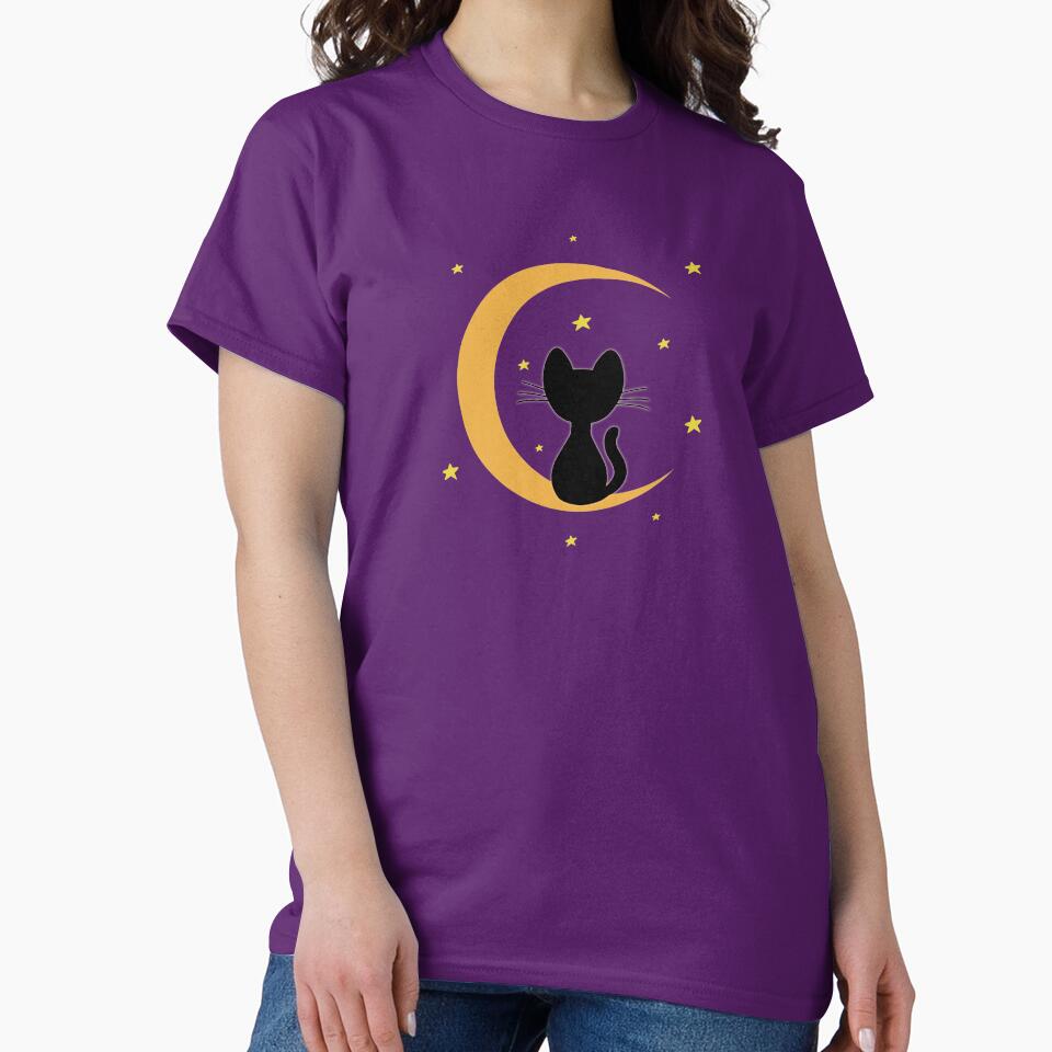 Cat And Moon by JMDesignHouse