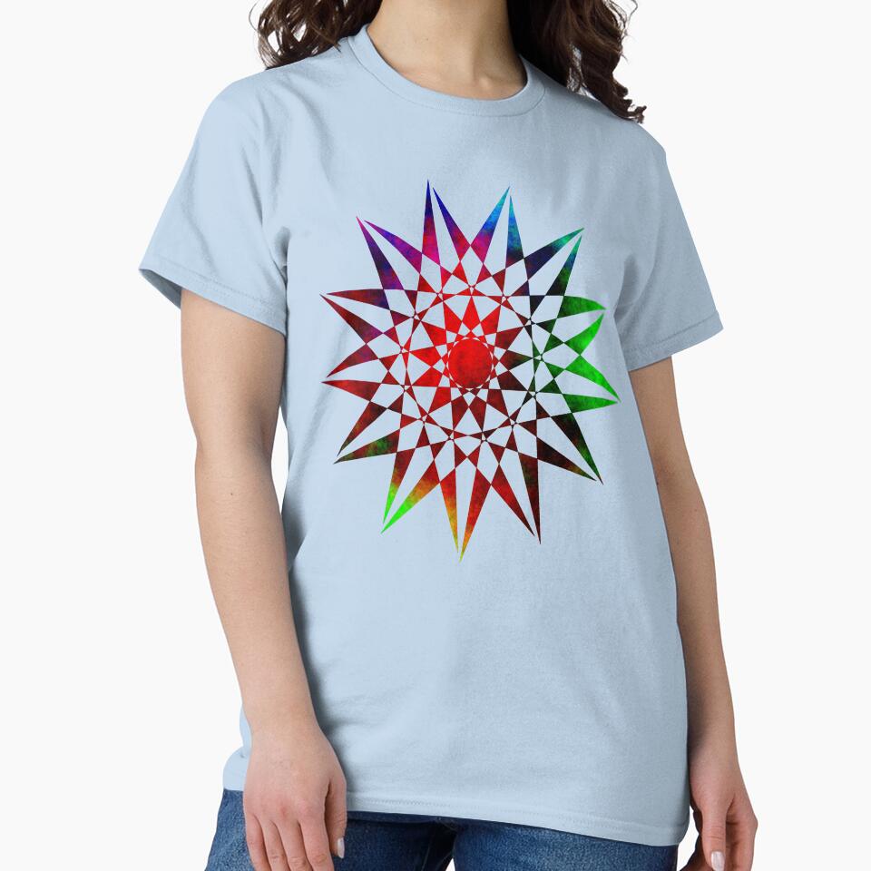 Colorful Trippy Star by Denis Marsili