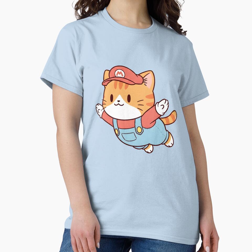 Cute Flying Cat in Plumber Outfit by CuteKats