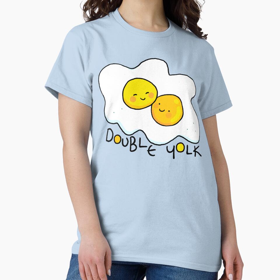 Double Yolk Egg Lovers - Blue by doodledate