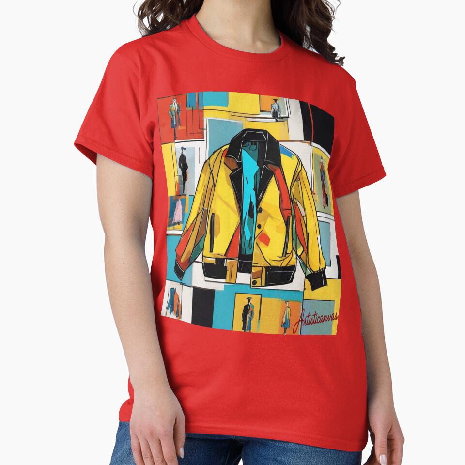 Yellow Jacket Pop Art Fashion by Artisticanvas