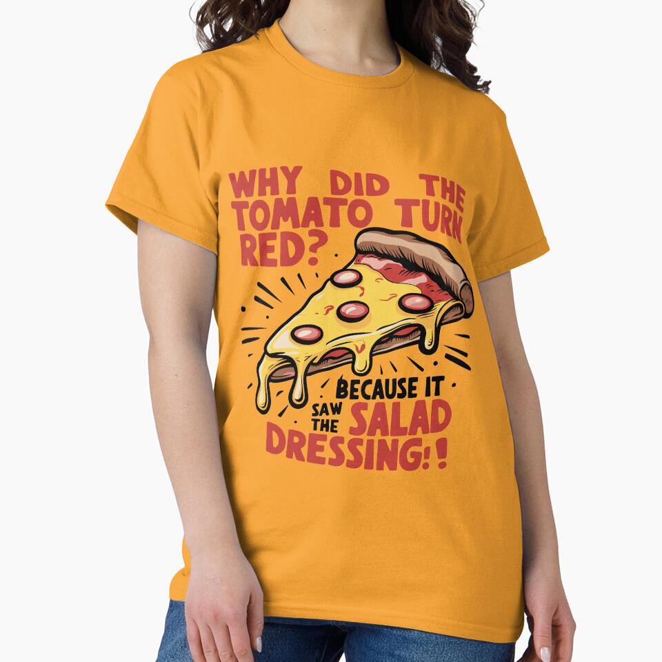 Cheesy Dad Jokes Slice of Pizza by DreamVibeShirt