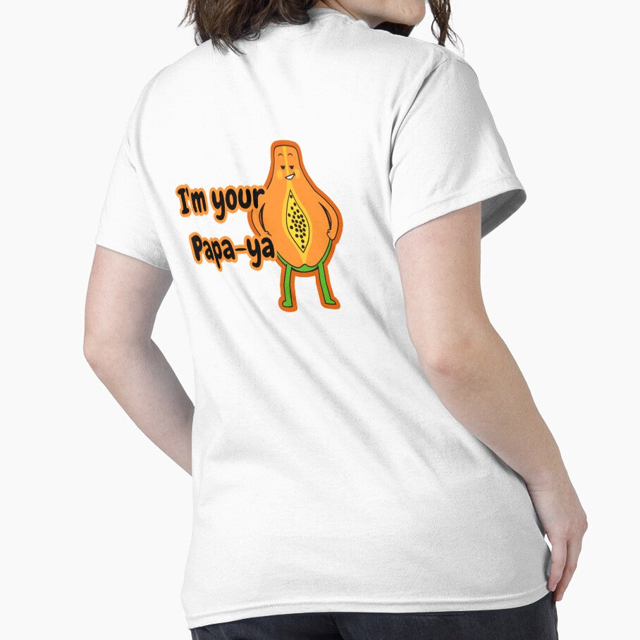 Papa-Ya Papaya Funny Dad Flex Pun Art by The-Melon-Cart