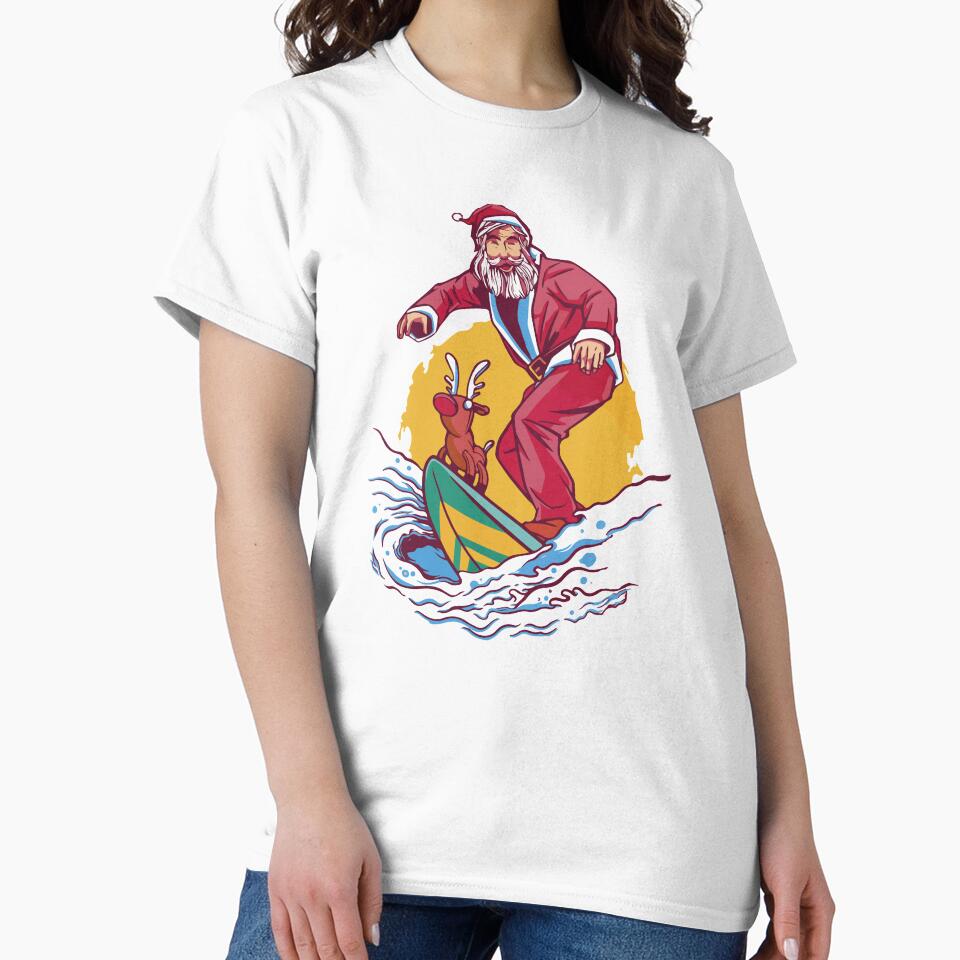 Santa surfing by zaher97