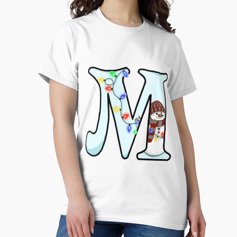 Holiday themed letter M by Artistkhg