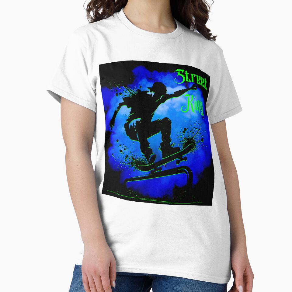 Street King Skateboarding Graphic by AnalajiaDesigns