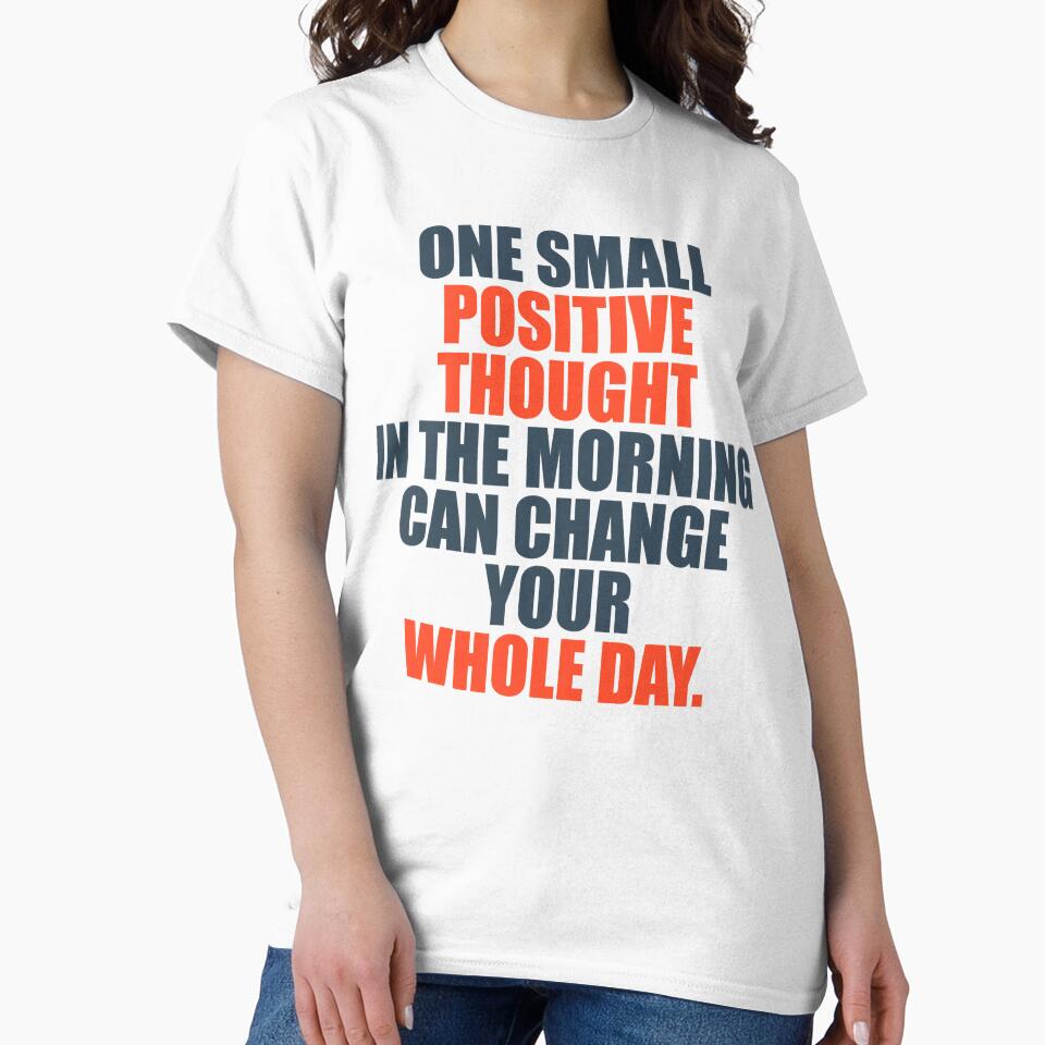 Funny Man One Small Positive Thought Gifts Movie Fans by Karleekoelpin