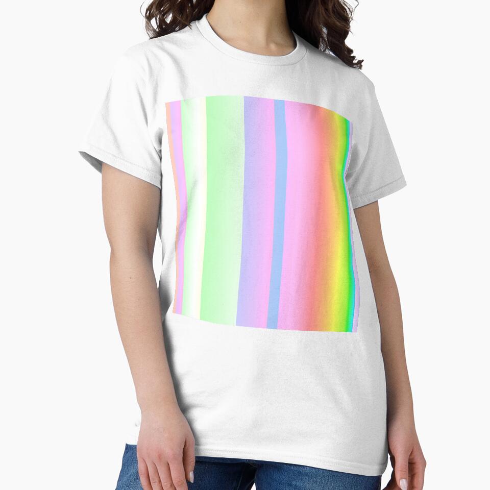 Pastel colored vertical stripes | pale colorful palette by lausn