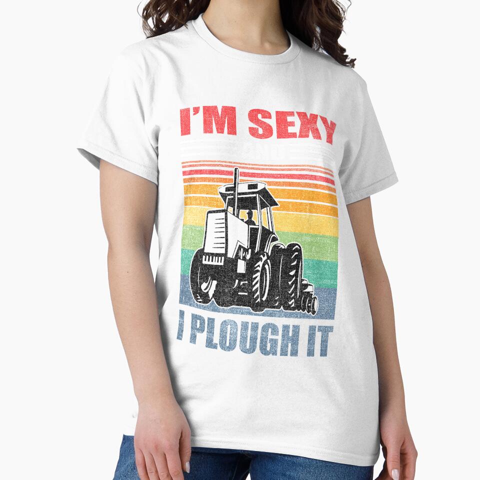 Vintage Tractor Plough Retro Plow Field Ranch Owner Sexy Farmer by TheAplus