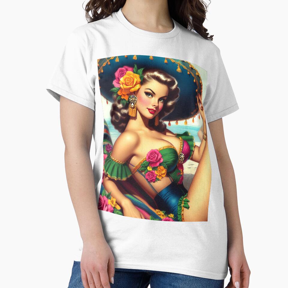Retro Hispanic Pin-up by PulpVintage