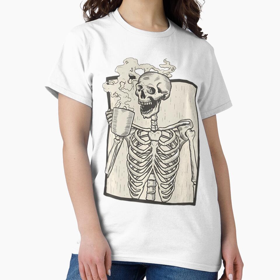 HALLOWEEN SKULL GRAPHIC PRINT FLEECE OVERSIZED Swea by yowsprguljb36