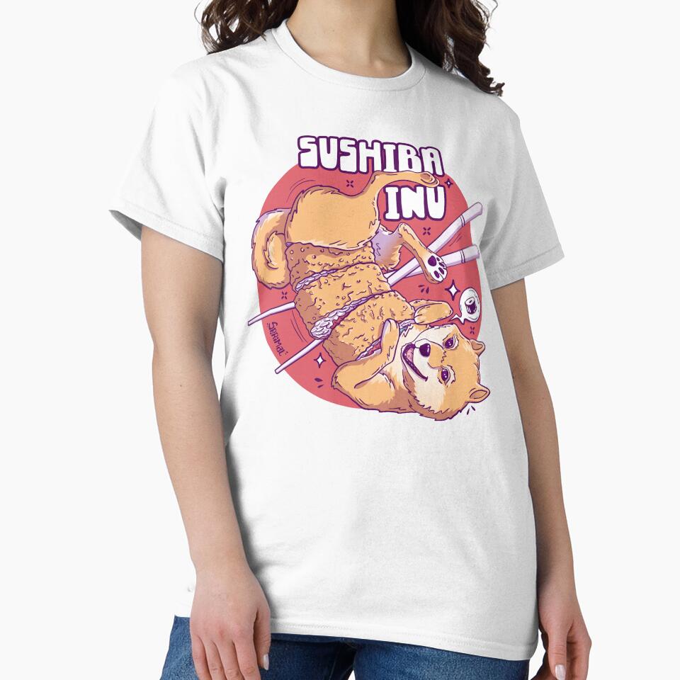 Shiba inu sushi pun Sushiba inu by SPIRIMAL