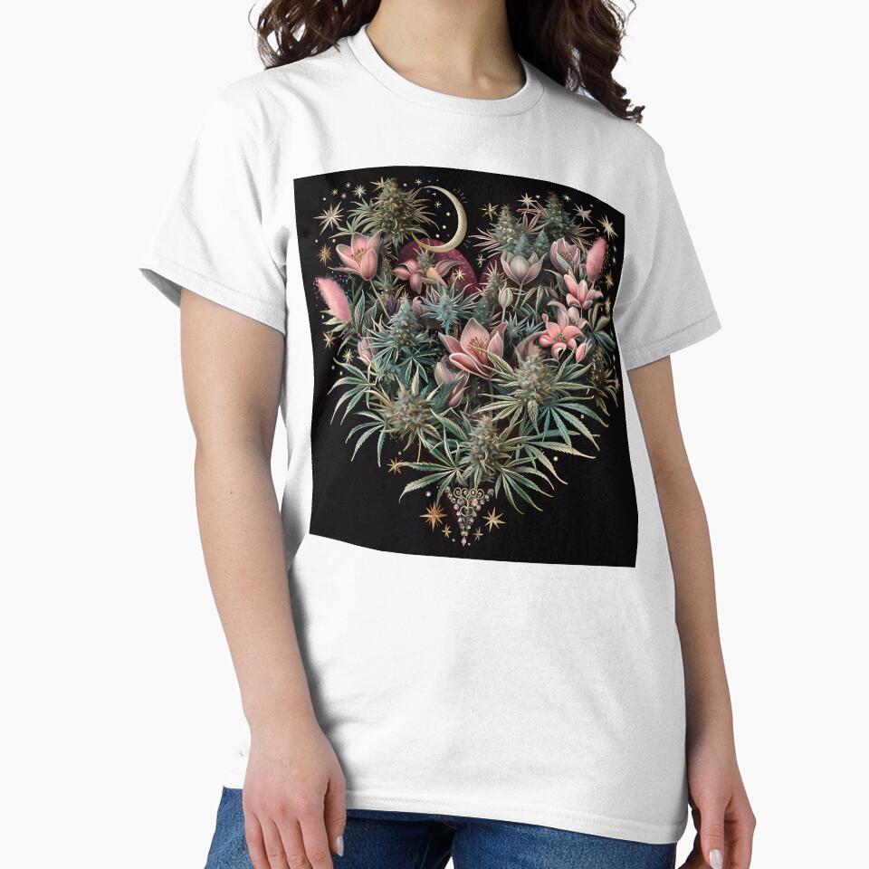 “Heart of Hemp: Oversized Cannabis Blooms” by Art-Vortex-fr
