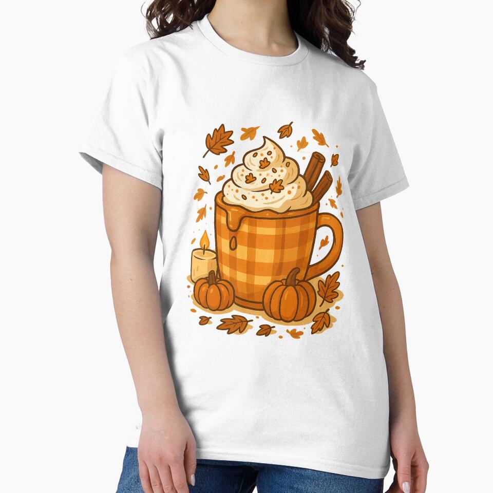 Premium Pumpkin Spice Coffee Mug – Cozy Fall Autumn Latte Lover Design by jimnicklaus