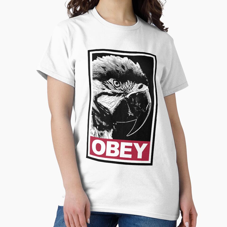 Obey the Macaw Parrot by Alienphysique