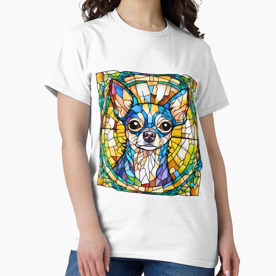 Stained Glass Chihuahua by Fredster1966