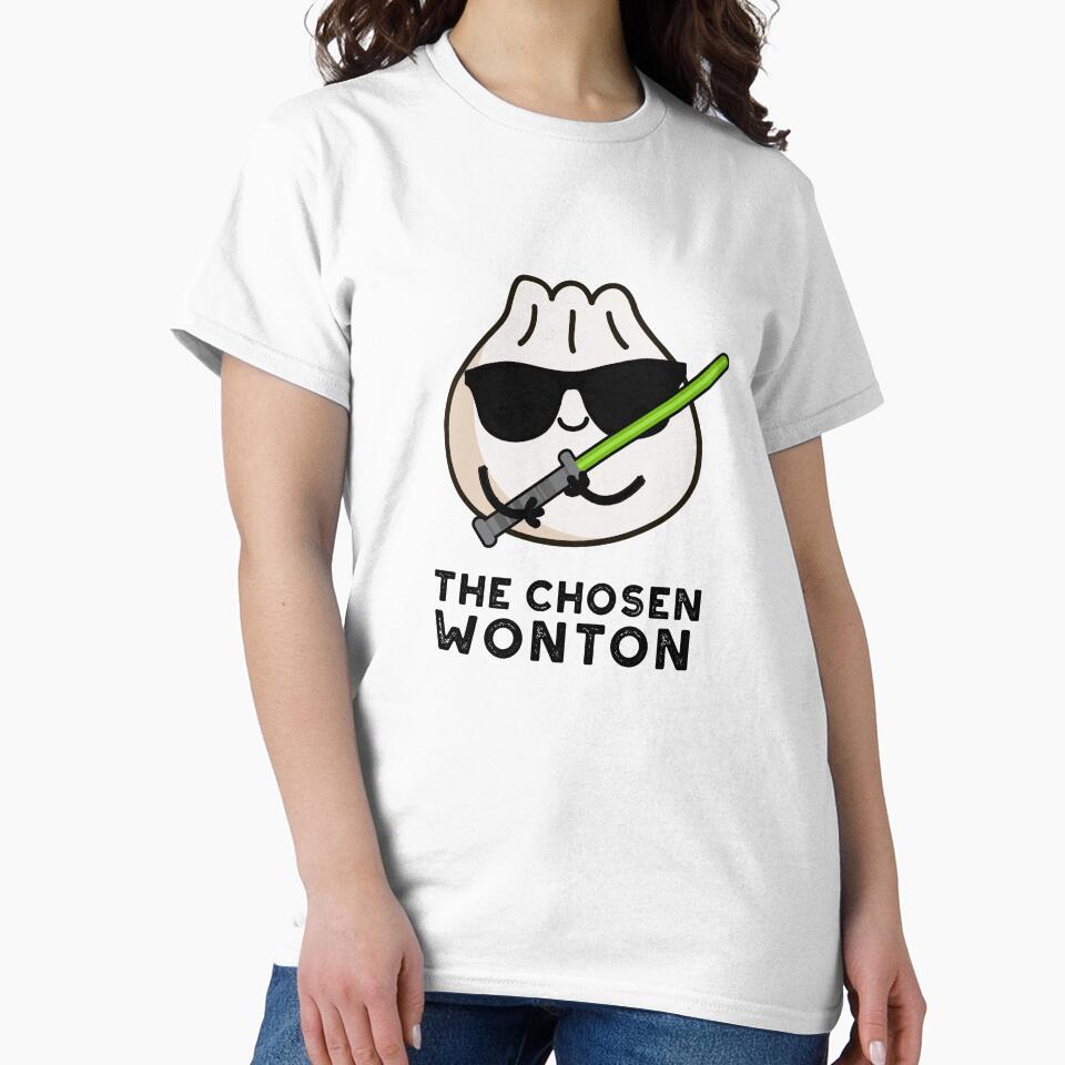 The Chosen Wonton Cute Food Pun by punnybone