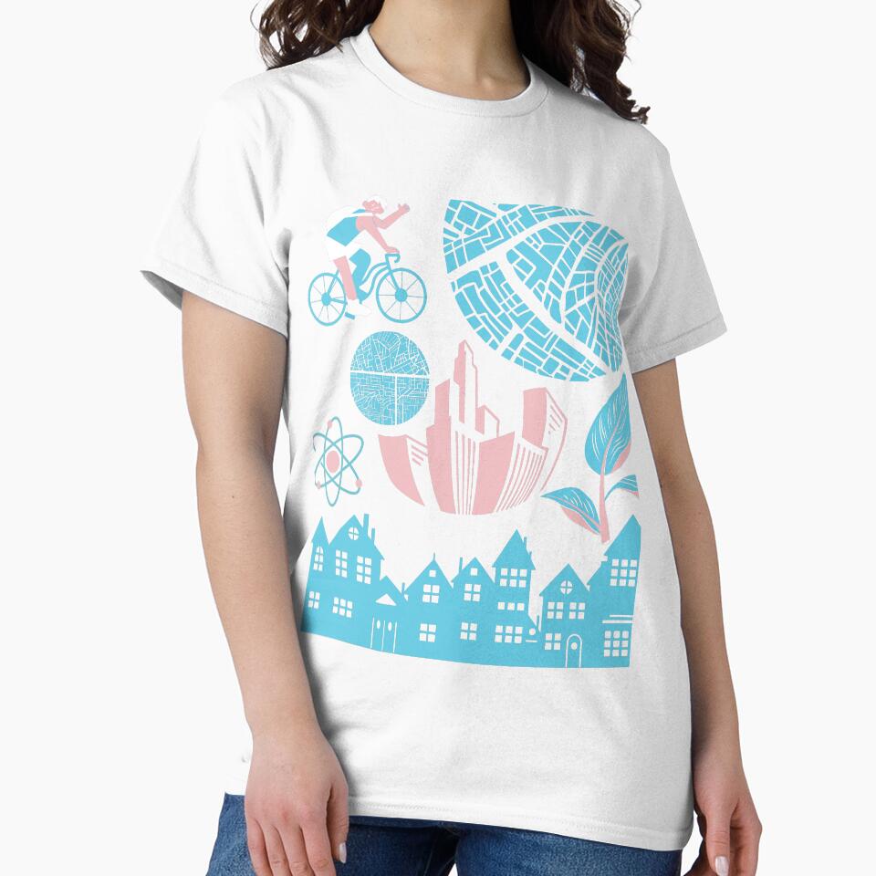Artisctic pattern  of Momuments & buildings | Urban planner gift by chi vana