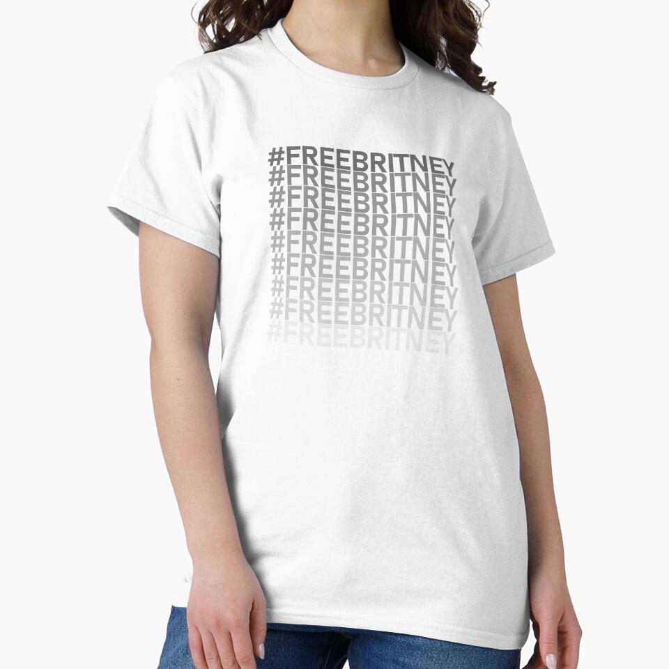 Free Britney freebritney Classic T-Shirt Classic T-Shirt unisex by TryLuke