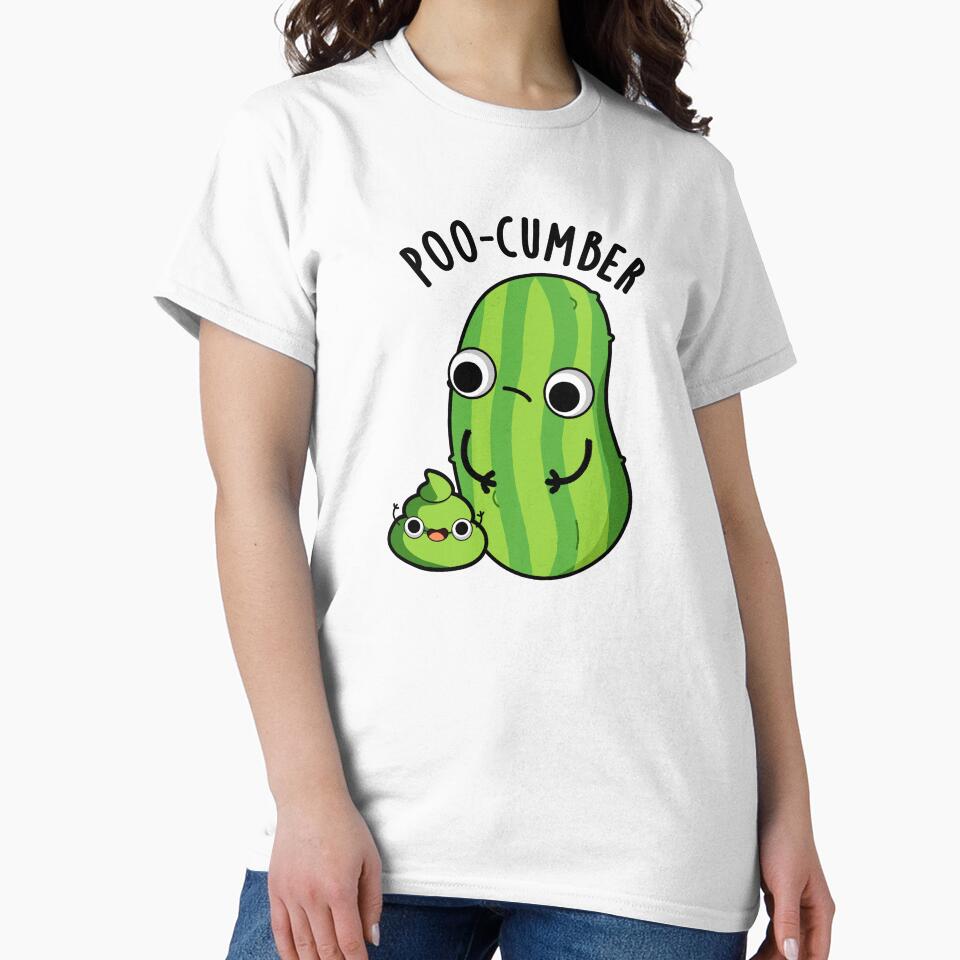 Poo-cumber Funny Cucumber Pun by punnybone