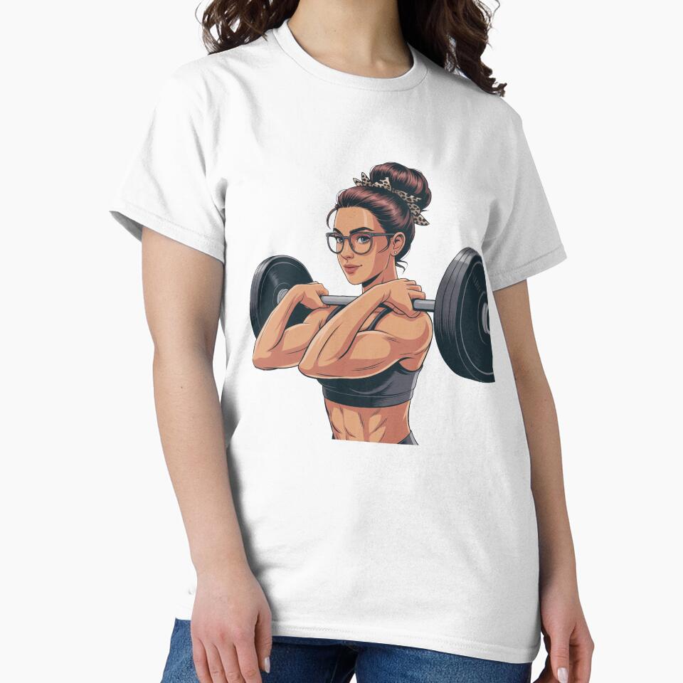 Strong Woman Fitness Design by QuiteOrbit