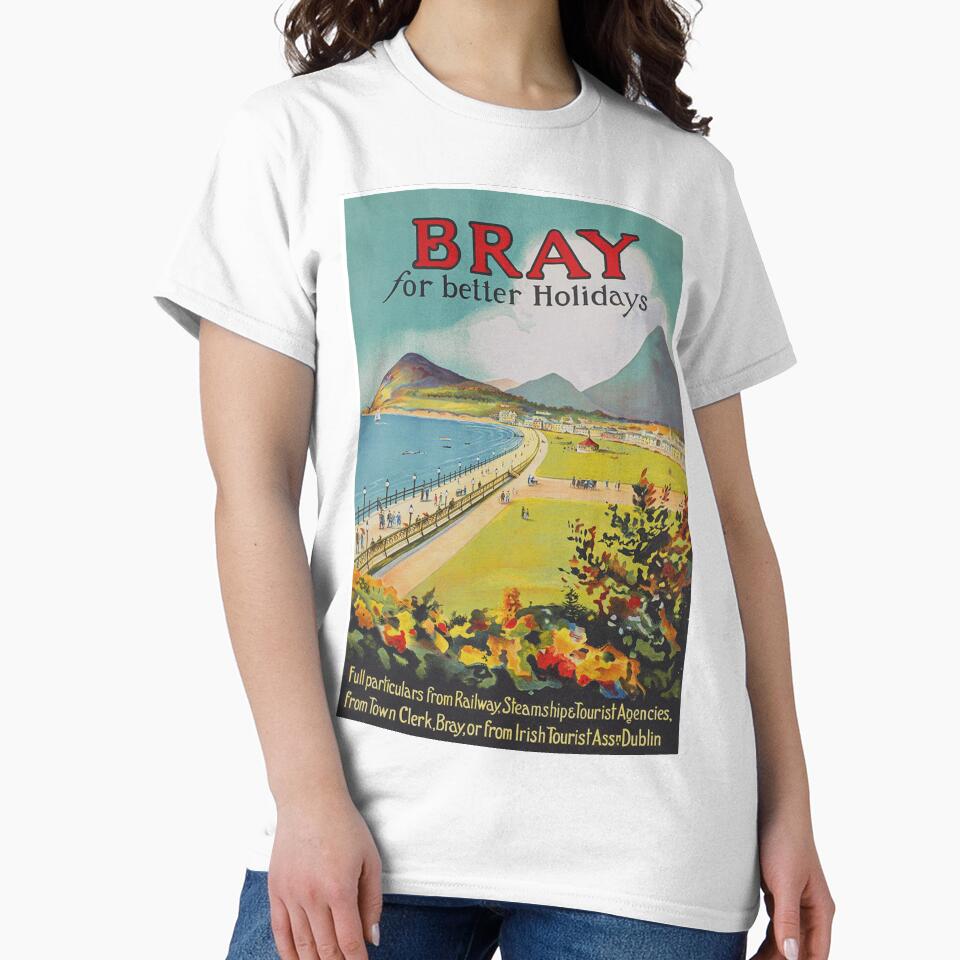 Bray Ireland Vintage Travel Poster by vintagevivian