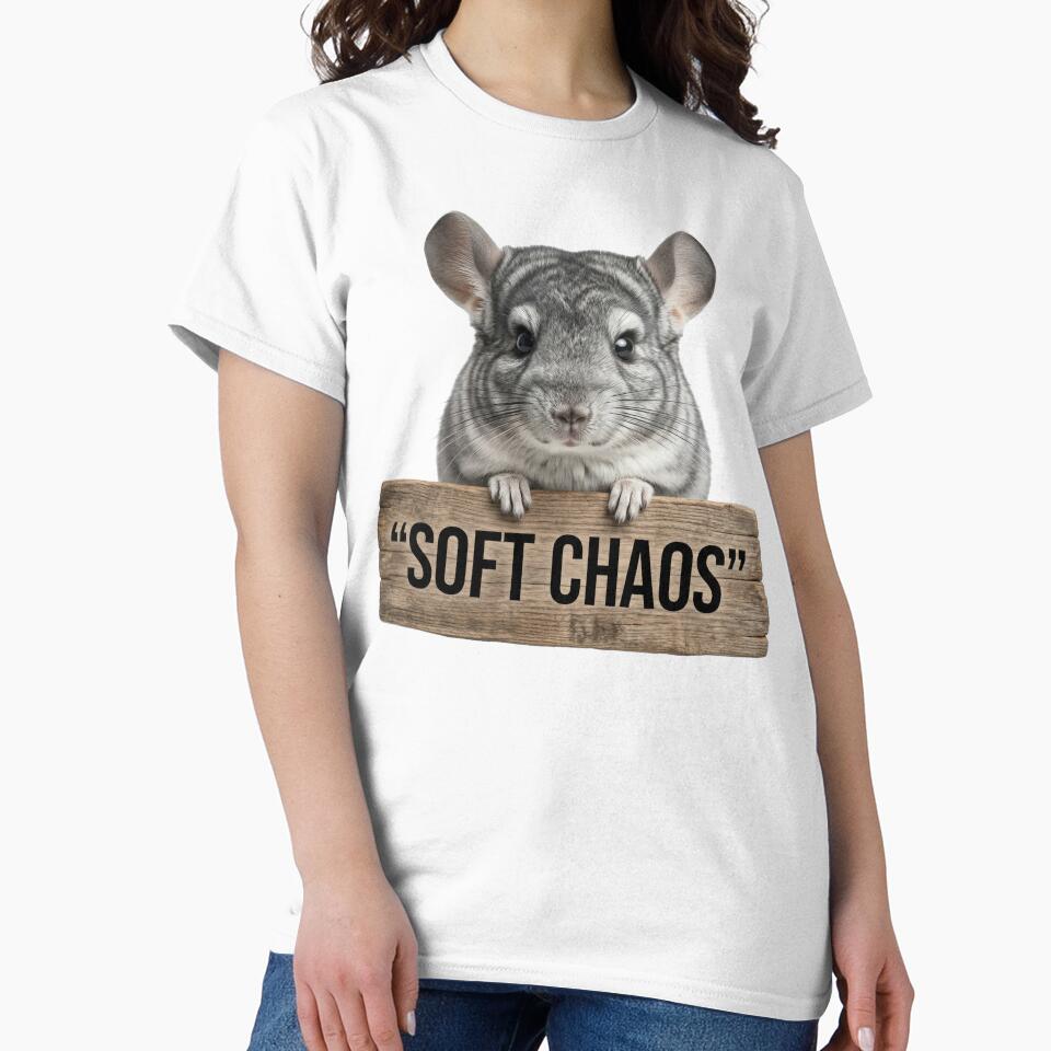 Soft Chaos Chinchilla Funny Quote Sticker by EimSol