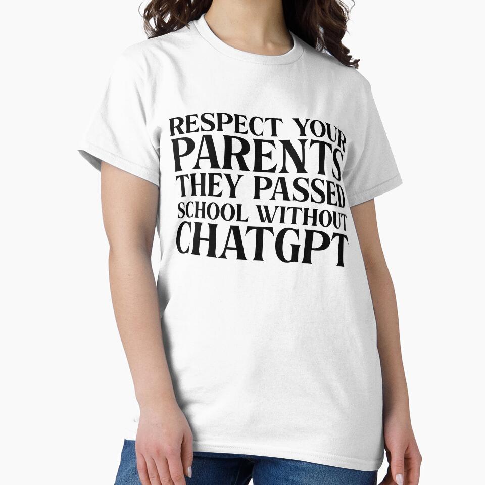Funny Sarcastic Adult Dark Humor ChatGPT parents Quote by aymanehammi
