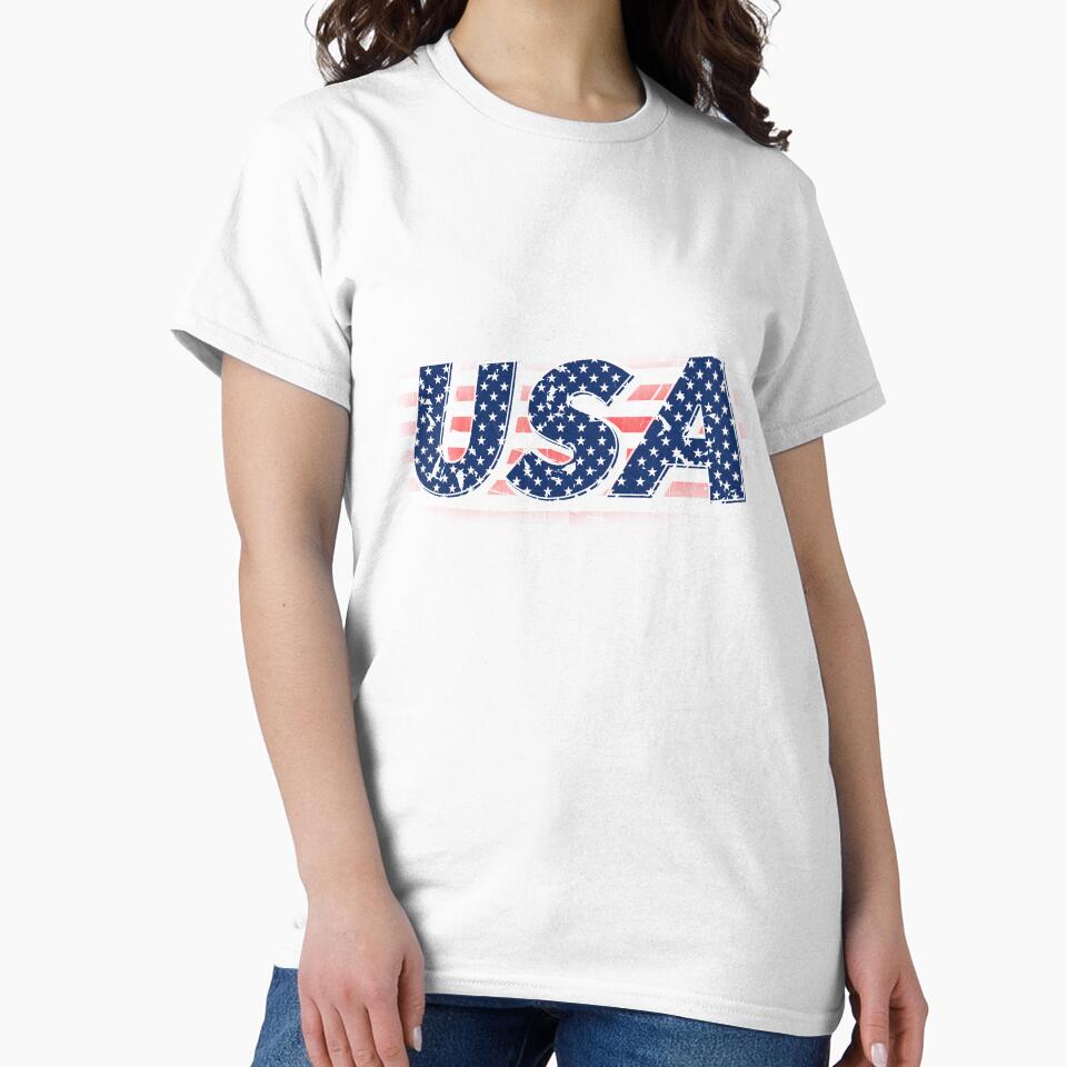 USA Stars T-Shirt for Men and Women by AllStarMerch