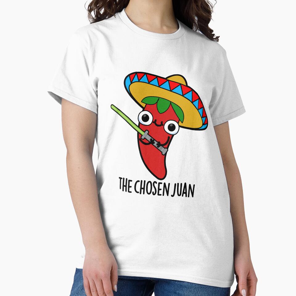 The Chosen Juan Cute Mexican Chili Warrior Pun by punnybone