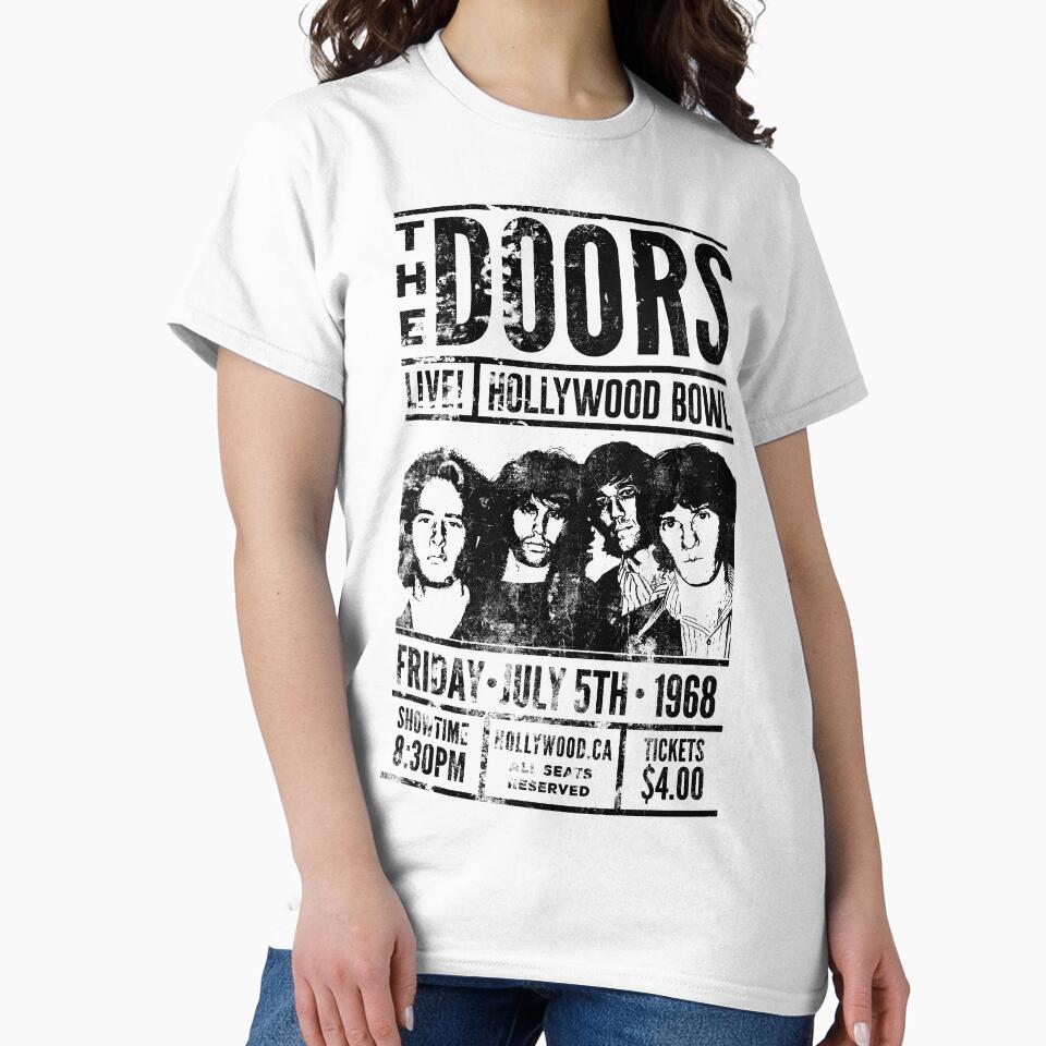The Doors grunge band poster by FriskySloths