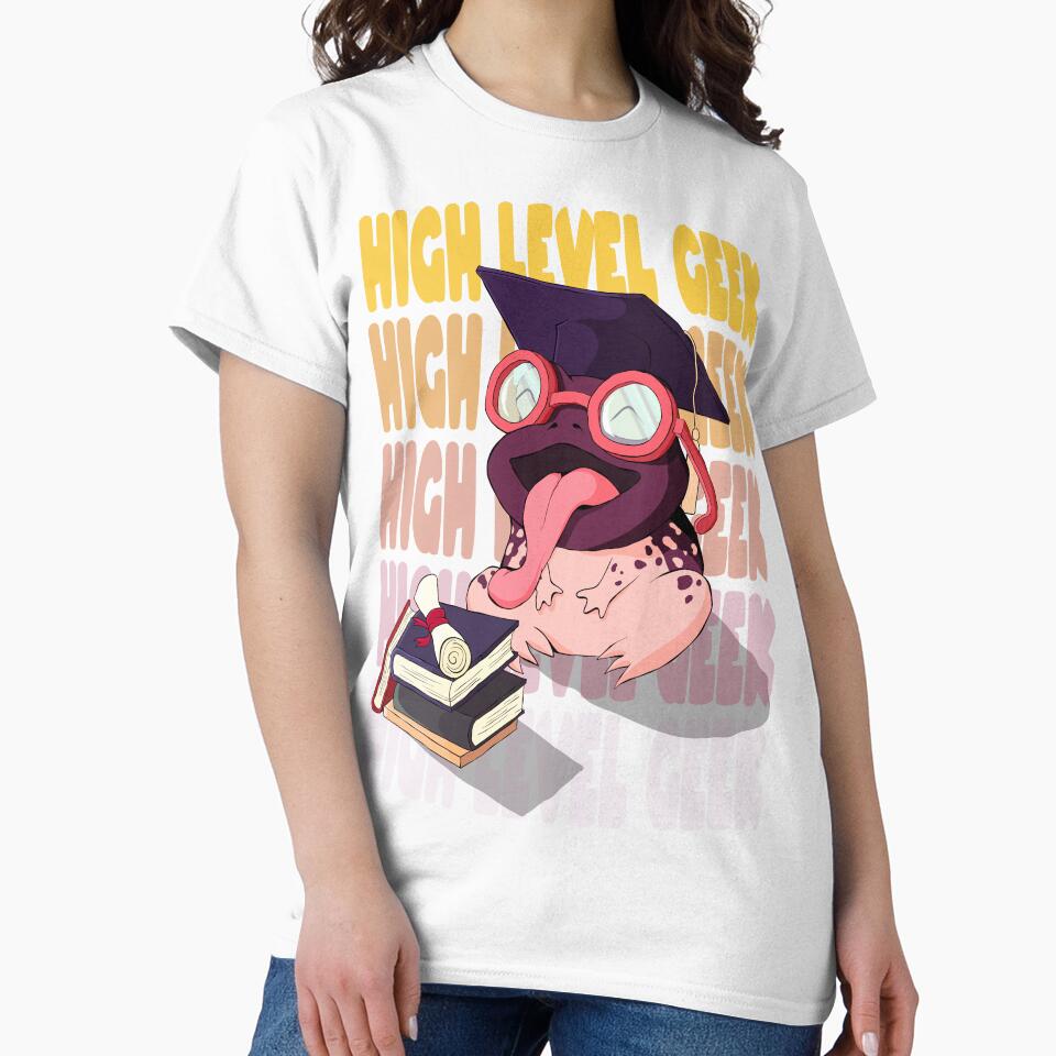 High Level Geek - Frog with degree by nocturnalshop