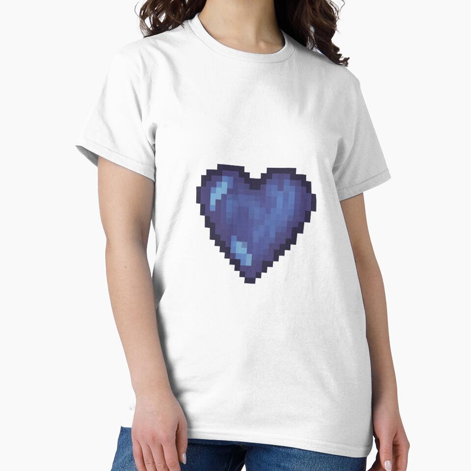 Blue pixel heart by GhostofLilith