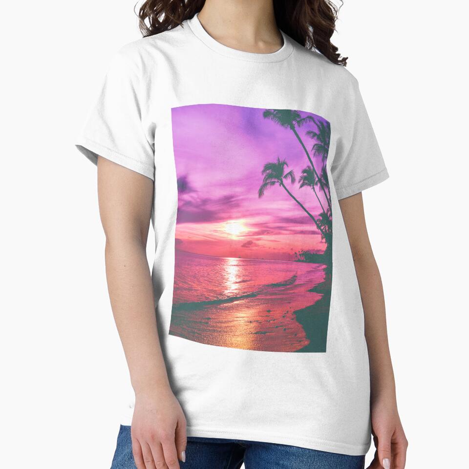 Pink Sunset by PotluckPrints