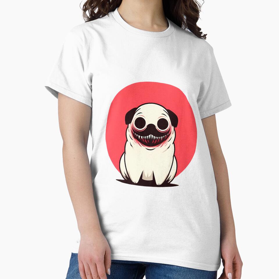 Grinning Puglet by ghastlygraphix