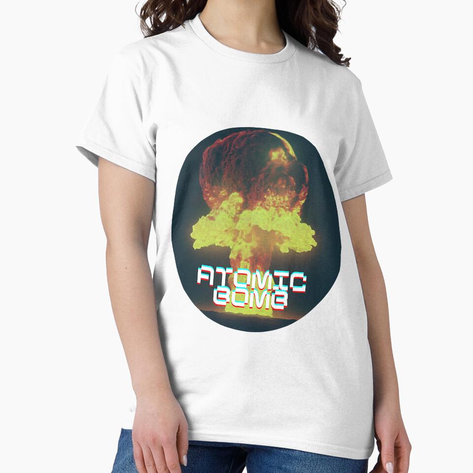Retro Atomic Bomb Graphic Unisex by MoseniJikasu