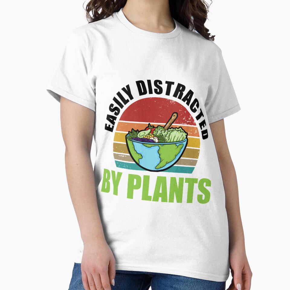Easily Distracted By Plants Gardener Gift Gardening Garden S SK by andregiftshopzz