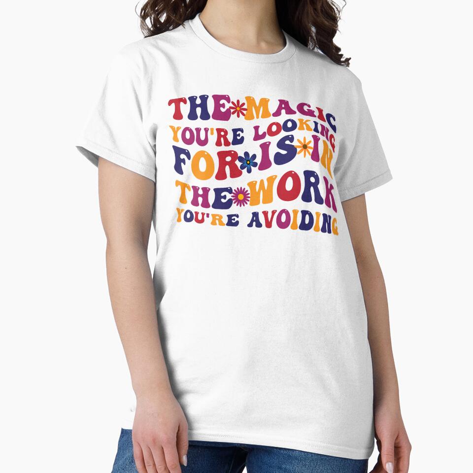 Funny Groovy Colorful Positive Motivational Inspirational Quote by aymanehammi