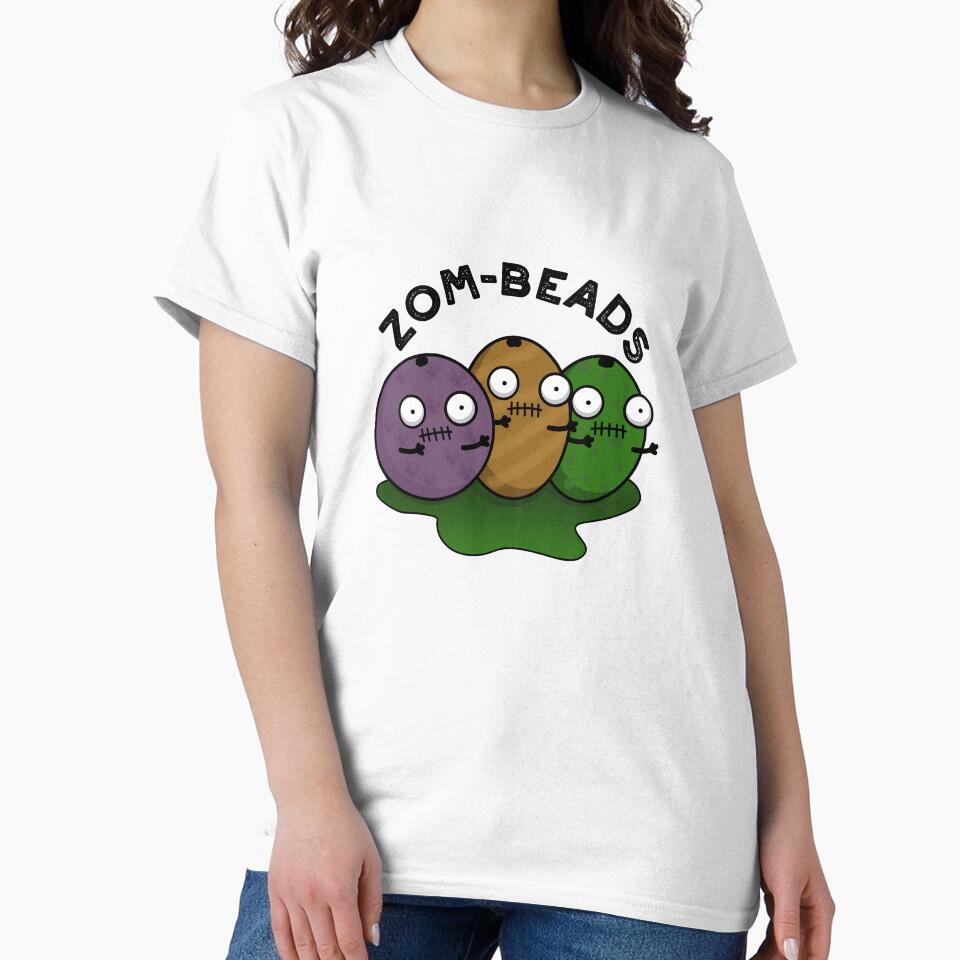 Zom-beads Cute Halloween Zombie Beads Pun by punnybone