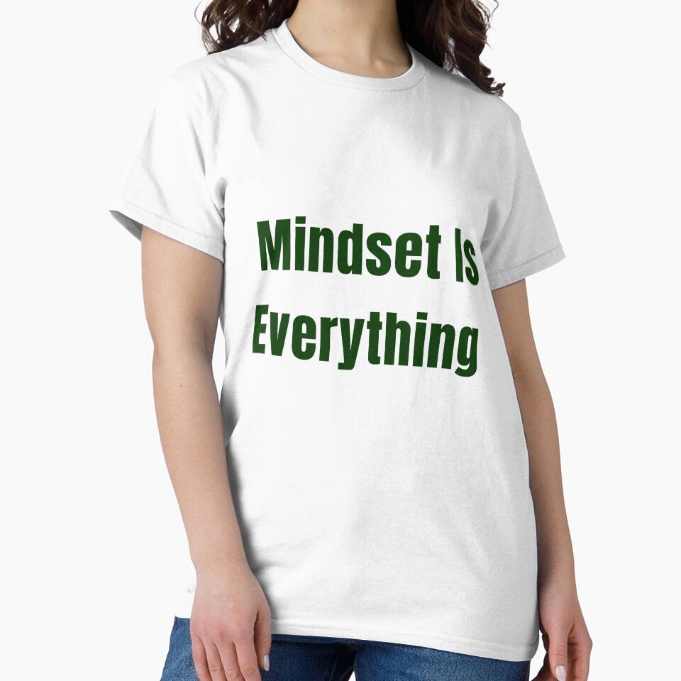 Mindset is Everything – Motivational Fitness Quote by FitAuraStudio
