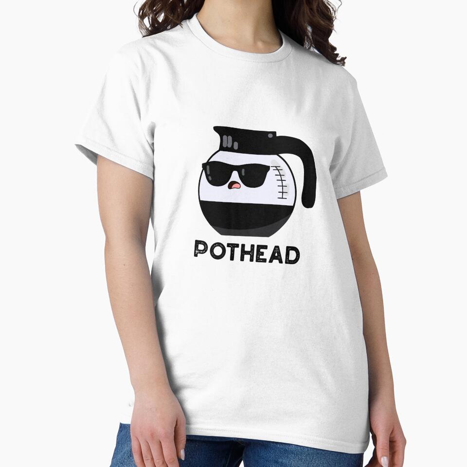 Pothead Cute Coffee Pot Pun by punnybone