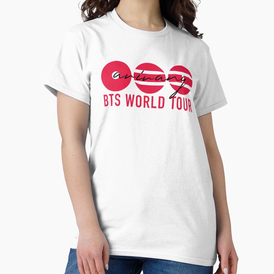 BTS ARIRANG  - red and black - bts world tour 2026 by moteesshop
