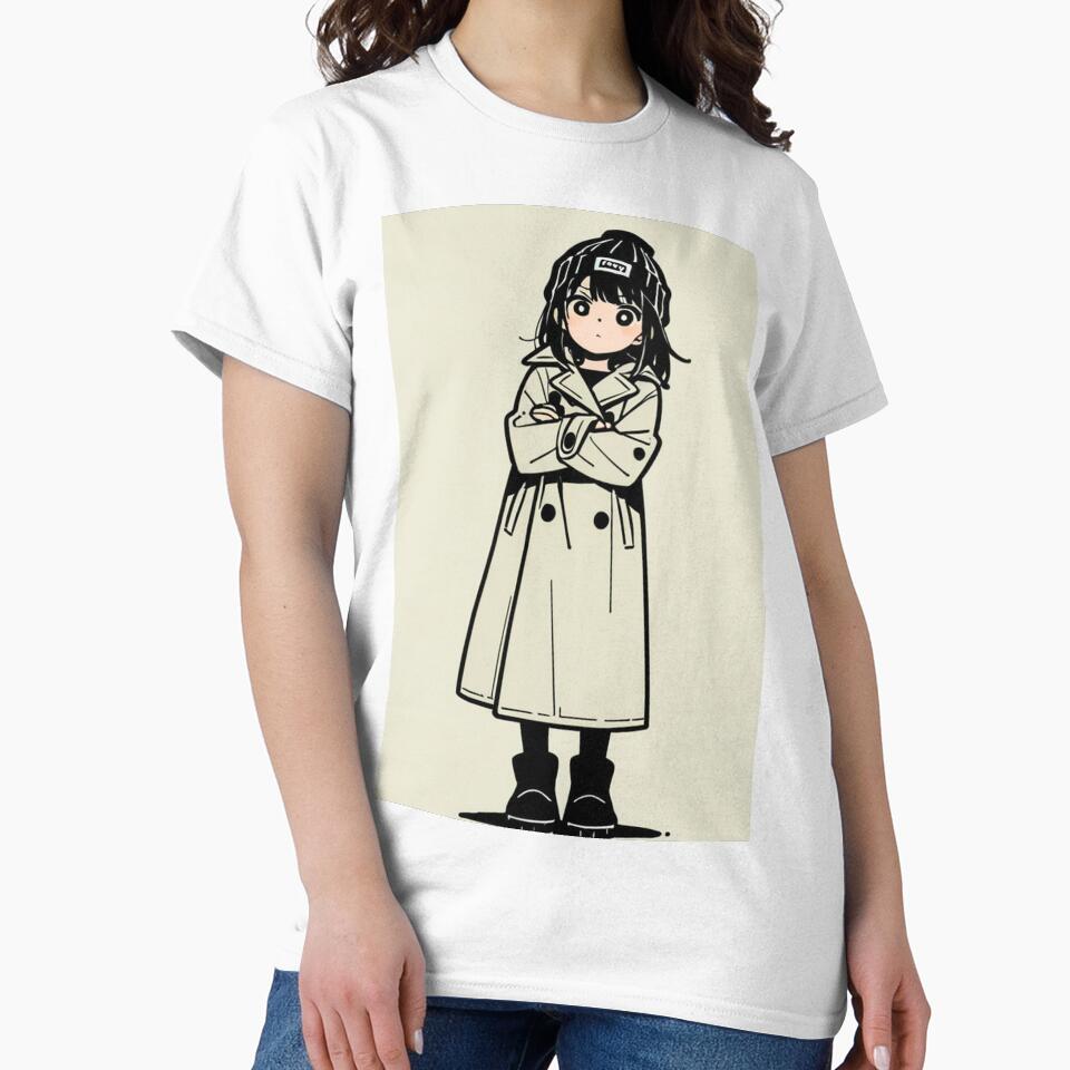 Fashion - Man in Beige Trench Coat Beanie Streetwear Anime by AnimeShin