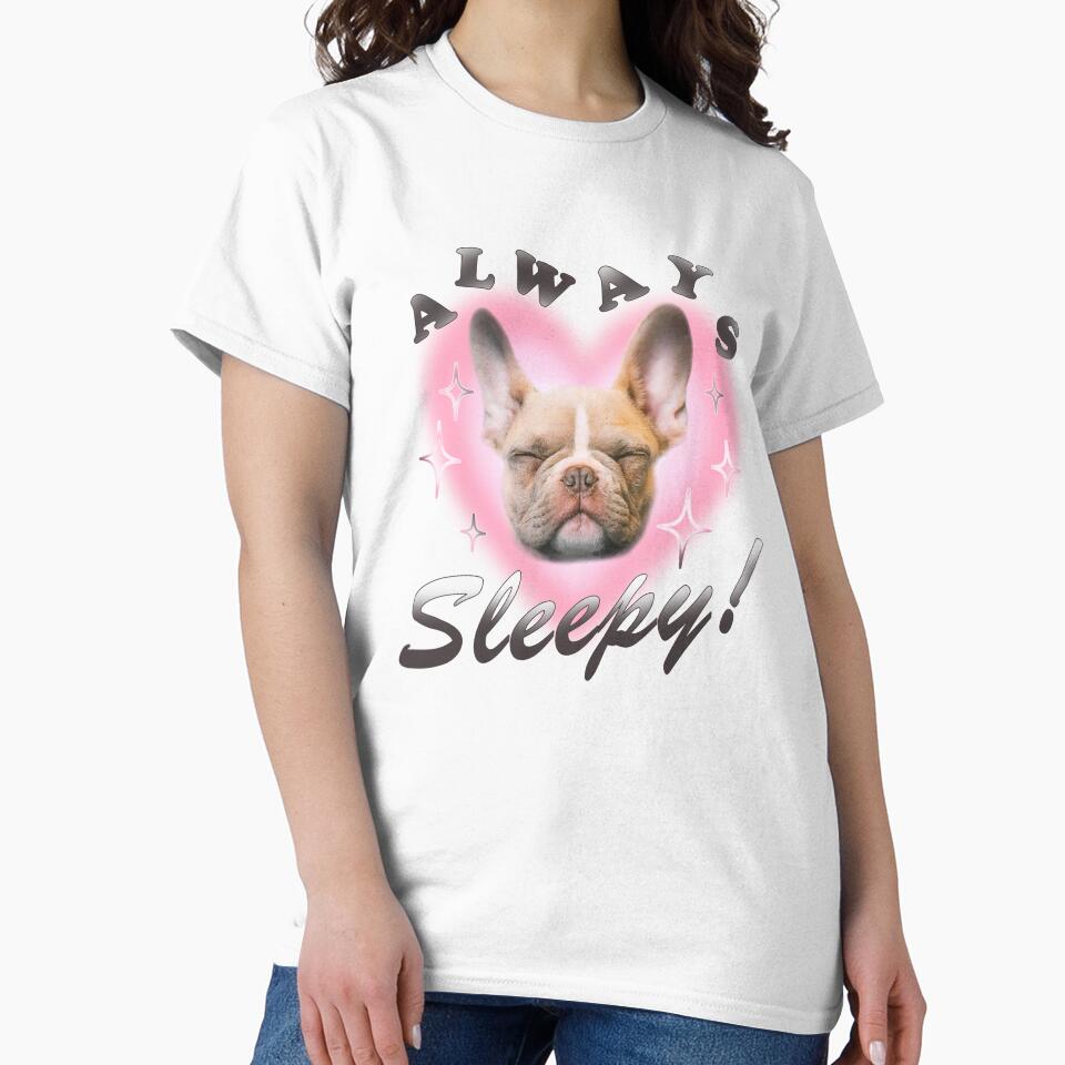 Always Sleepy! Dog Puppy Pet Y2K Design by tartagain