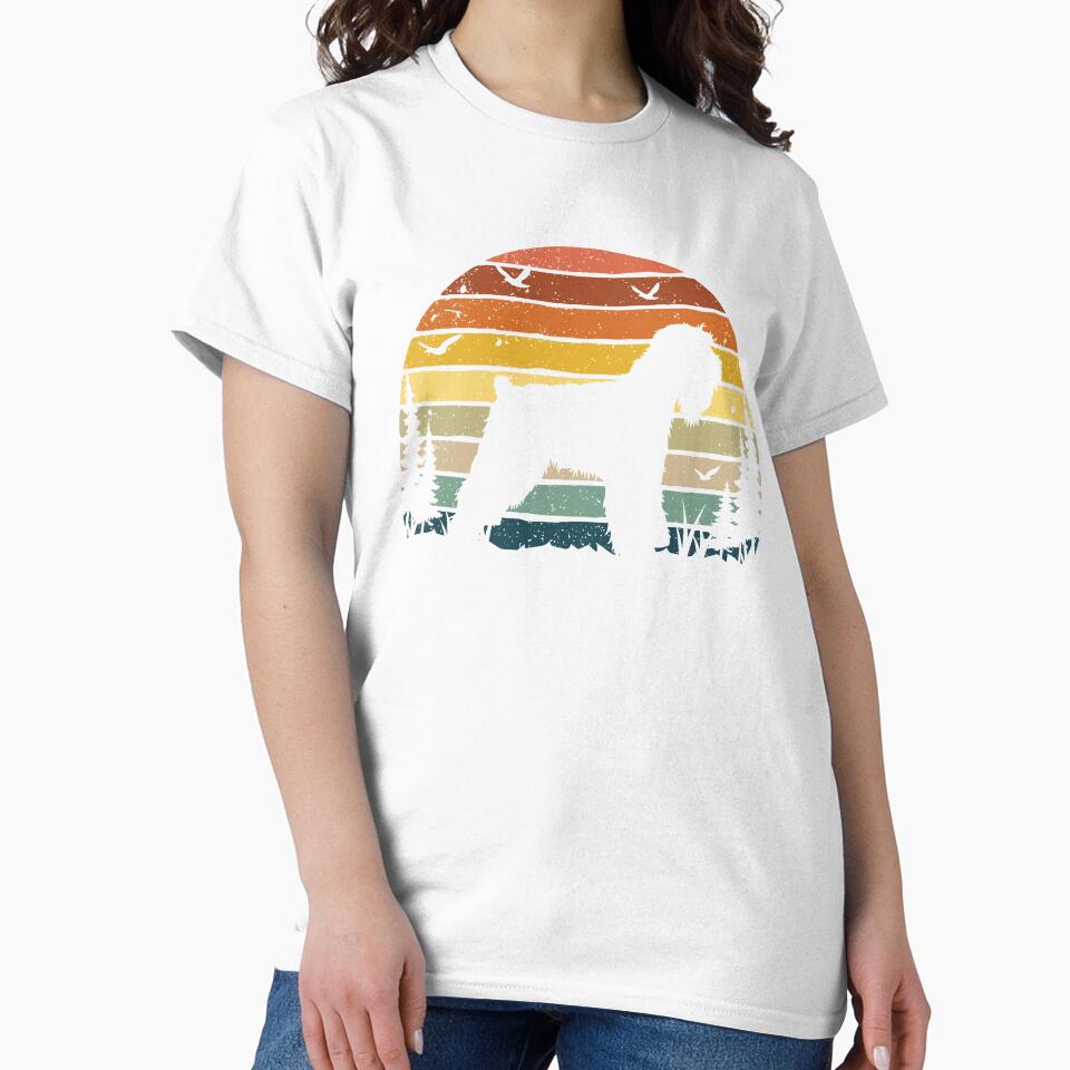Soft-coated Wheaten Terrier Dog Retro Vintage by rafaeltto
