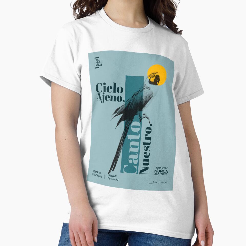 Tropical Parrot Editorial Poster Design by estudiopacifico