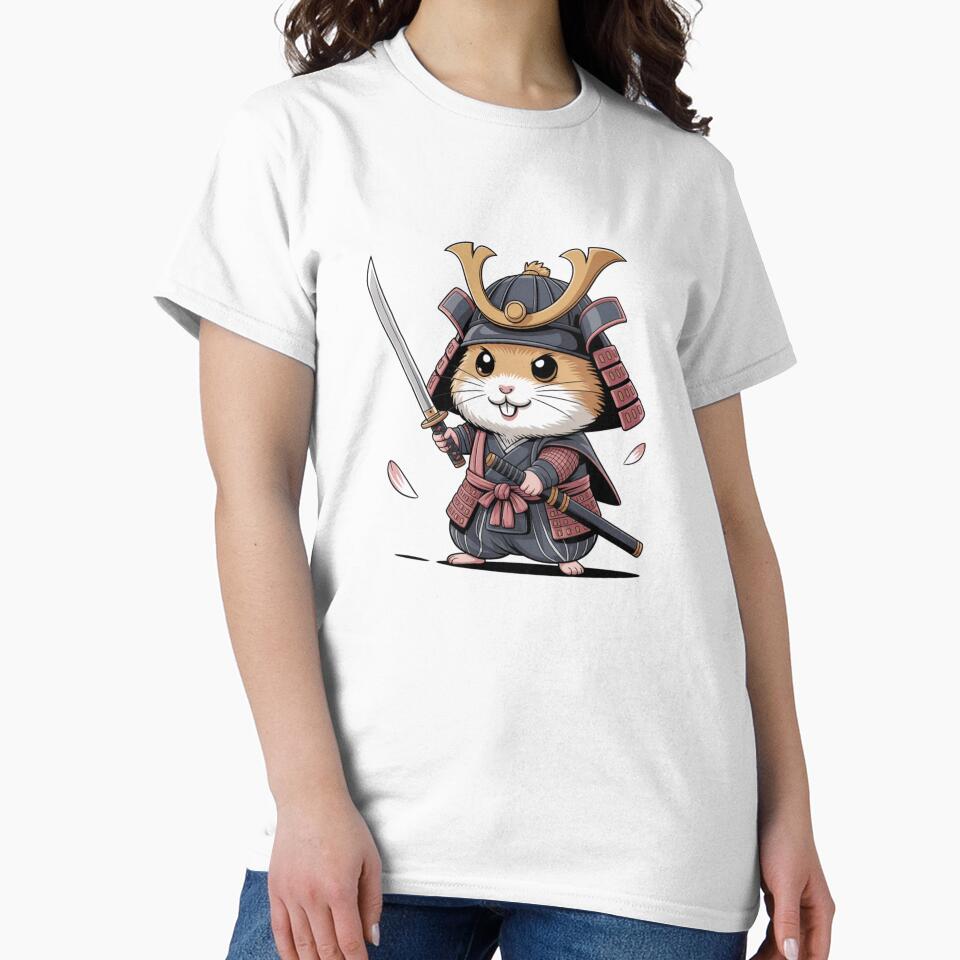Kawaii Samurai Hamster by NicolasGlowArt