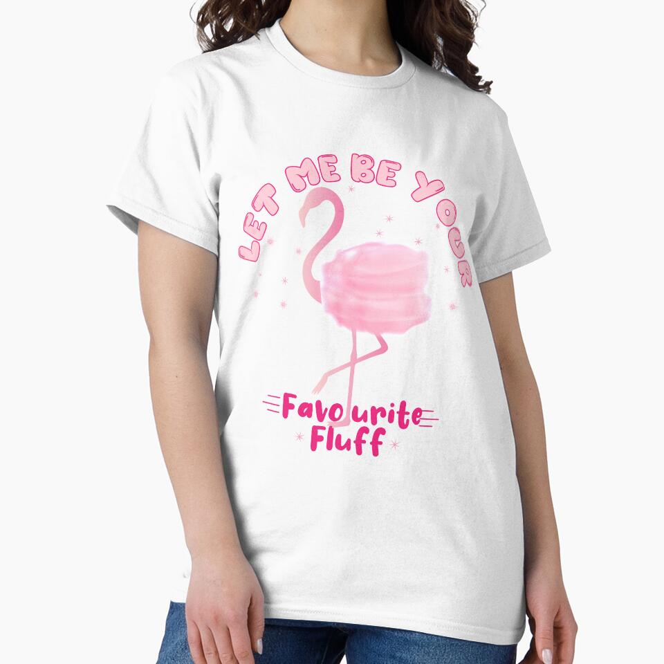 Cute Flamingo Sweet Pink Watercolor Cotton Candy by PinkPandaDesign