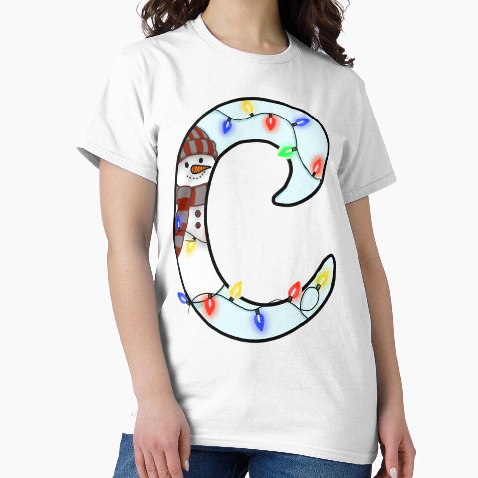 Holiday themed letter C by Artistkhg