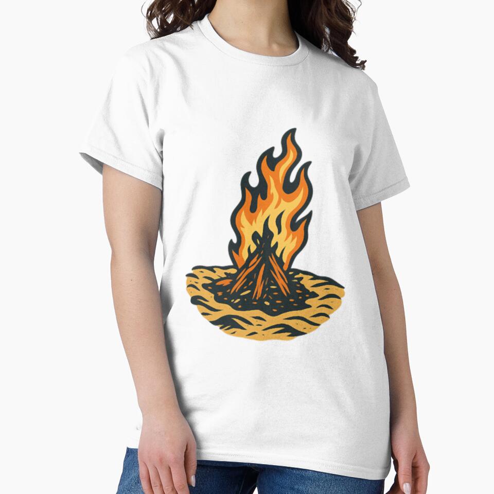 Campfire Vibes Oversized by Salzedoashop